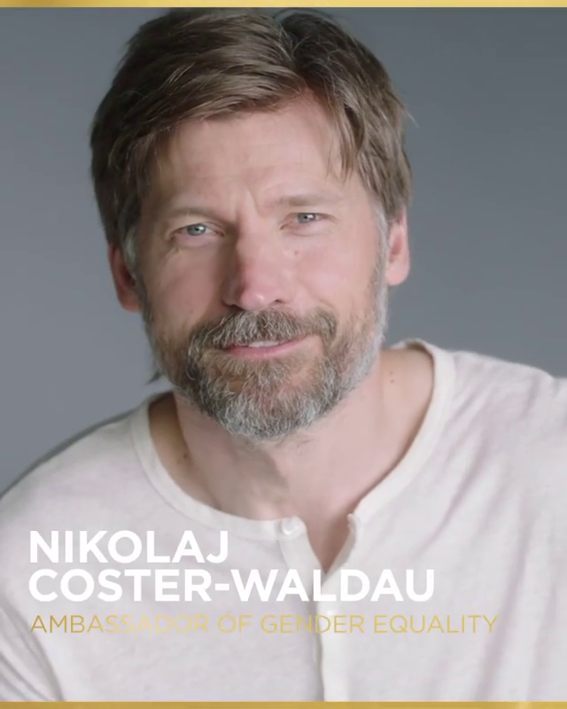 (PART 2) Nikolaj Coster-Waldau for L'Oréal Paris December 2020 