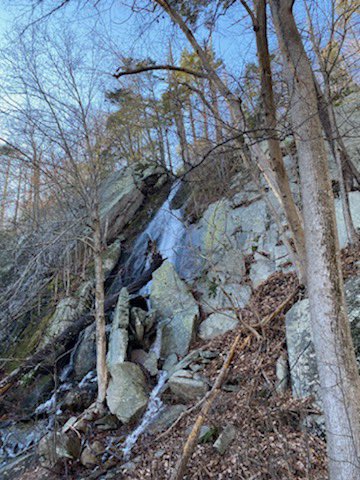 SKSAHockey's tweet photo. We can’t be around anyone outside of our bubble, so we go where no one will be! We don’t just look at waterfalls, we climb them. Don’t say send it if you don’t! #wedo #go #timeslipsaway #flow https://t.co/SnJ1u9xacJ