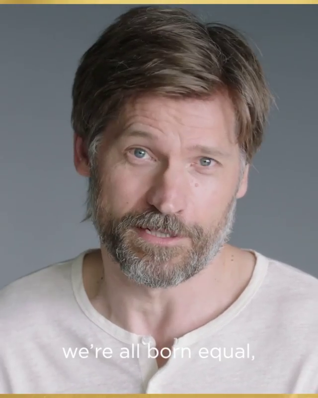 (PART 2) Nikolaj Coster-Waldau for L'Oréal Paris December 2020 