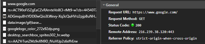 Ryan_Samman_'s tweet photo. More #CPIT201 stuff being applied practically, if you go to https://t.co/rB87YehAvi, it is converted into GET https://216.239.38.120:443/ automatically!
The method is GET,
The host is 216.239.38.120,
The port is 443
And the path is '/' (by default) https://t.co/9m96ol2TVO