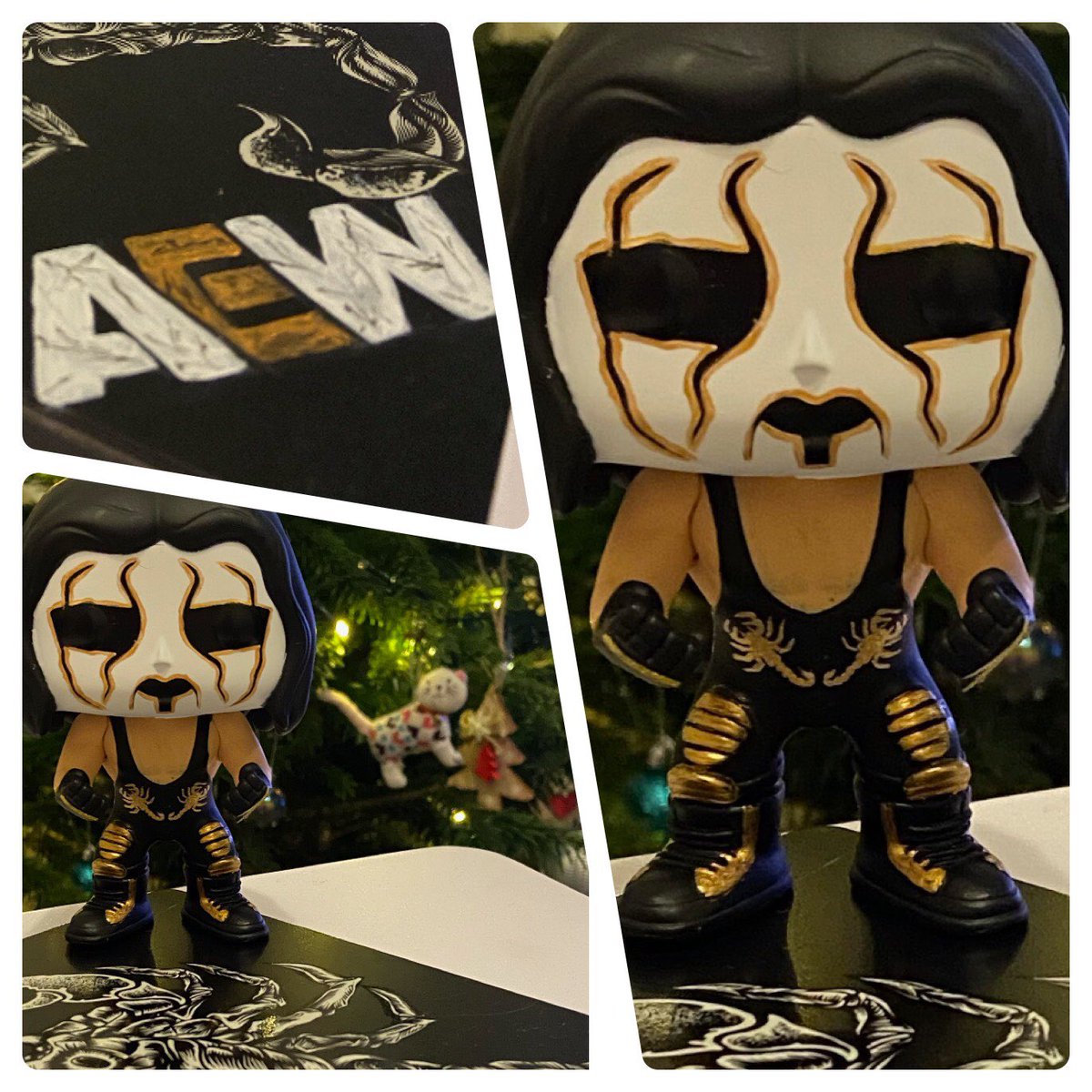 DaubZiggler's tweet photo. @Sting @AEW @AEWonTNT 

I hope you enjoy this beauty. 🦂 https://t.co/JDChi5mWe5