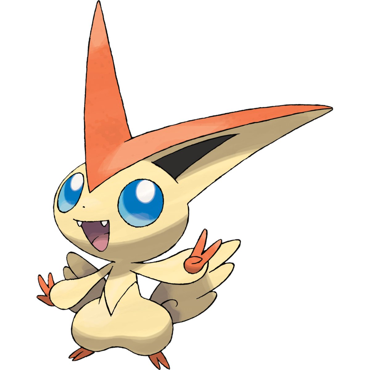 3) victini - literally the embodiment of victory that brings victory to whatever side has itlions dont have a victini