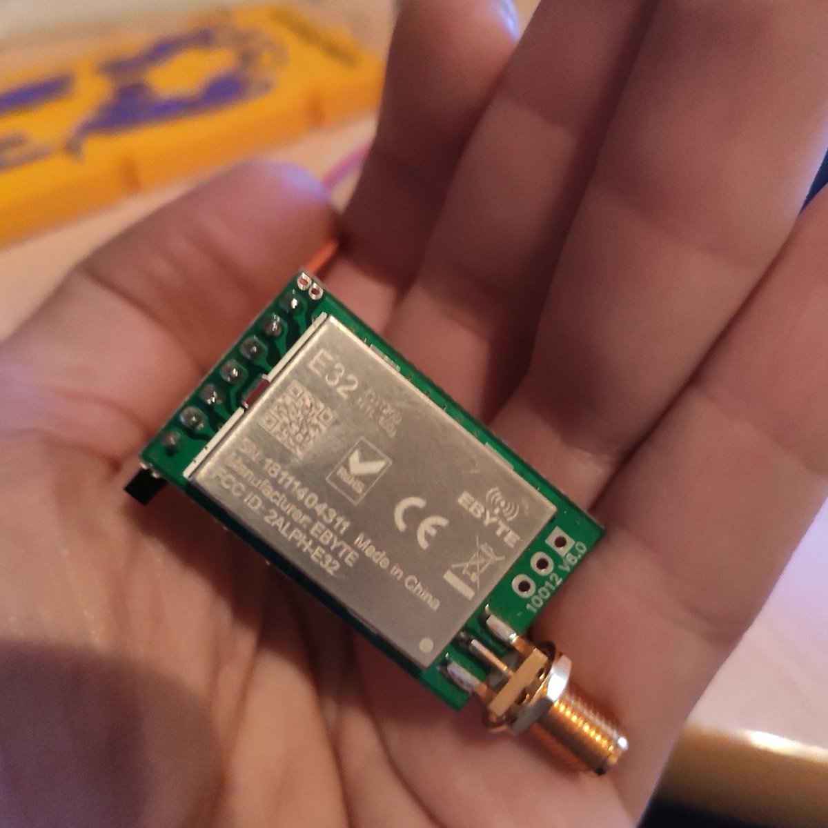 EA4SG's tweet photo. First experiences with #LoRa and really surprised with the transmission capacity and performance of this E32-TTL100 SX1278 radio module from #Ebyte . A lot of work to do with it. Much fun to come. https://t.co/J6XNpjW319