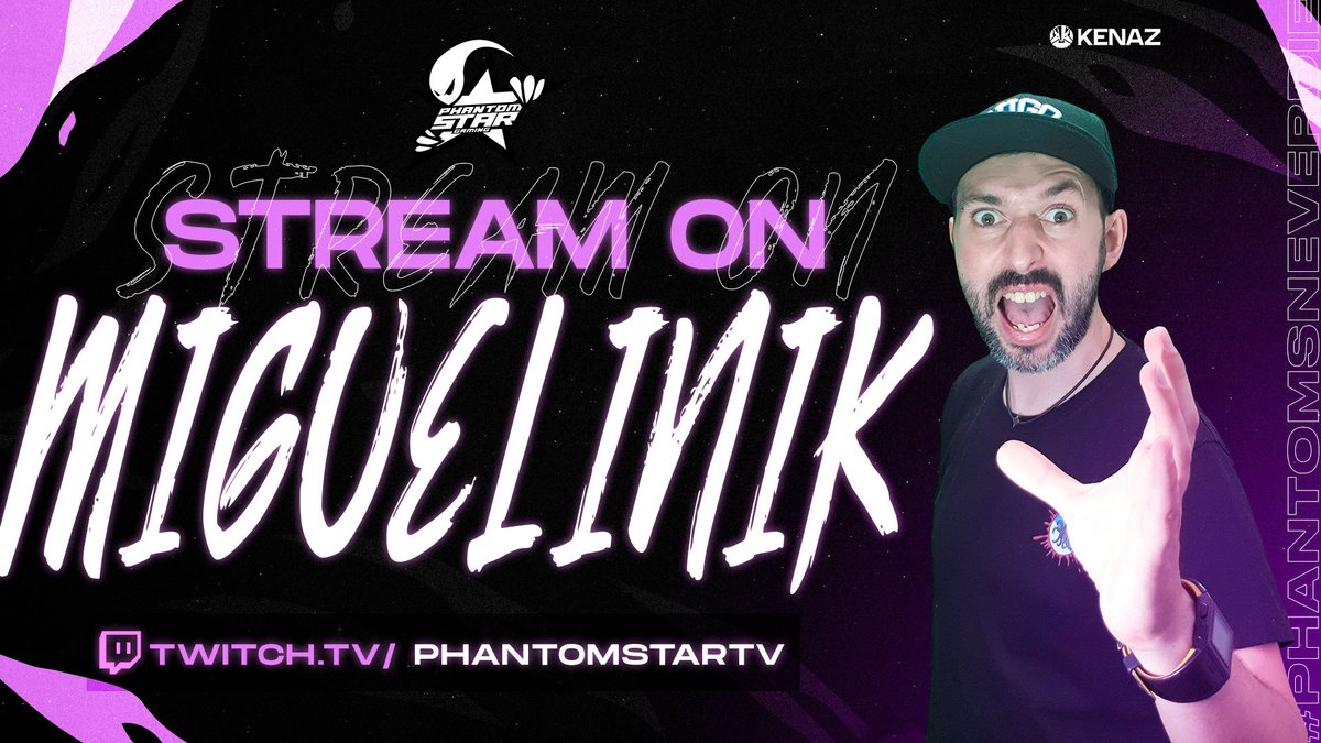 ¡Terminamos la semana de la mano de @Miguelinik_GZ como de costumbre! 🐙

No os lo perdáis en Phantom Star TV 👻👇🏻

📺 | twitch.tv/phantomstartv
