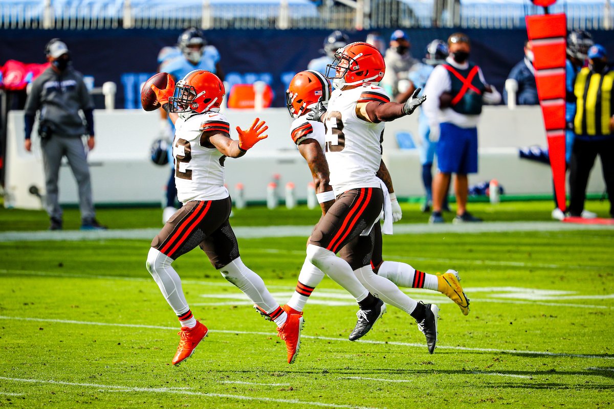 Browns's tweet photo. When the Browns win AND you find out @ColumbusCrewSC is headed to the 'ship❗️🎉 https://t.co/eRpMgrbdb1