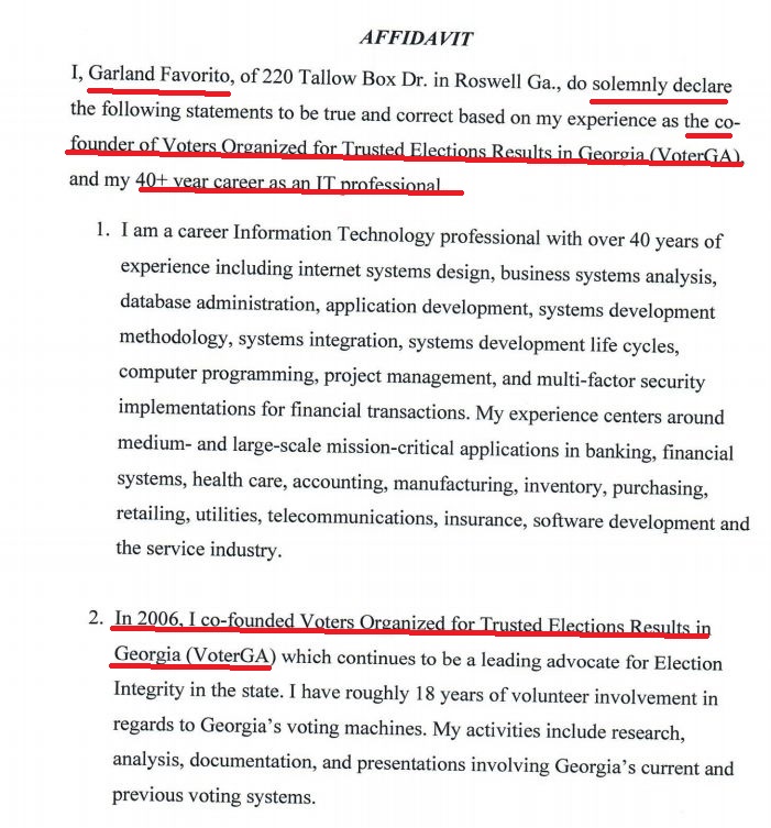 GEORGIA.FULTON COUNTY.Sworn affidavit from co-founder of  @VoterGa attests to glaring anomalies in election reportage.20K GAIN for Biden and 1K LOSS for Trump. This is averred to have been reported on the Secretary of State's election website.1/5