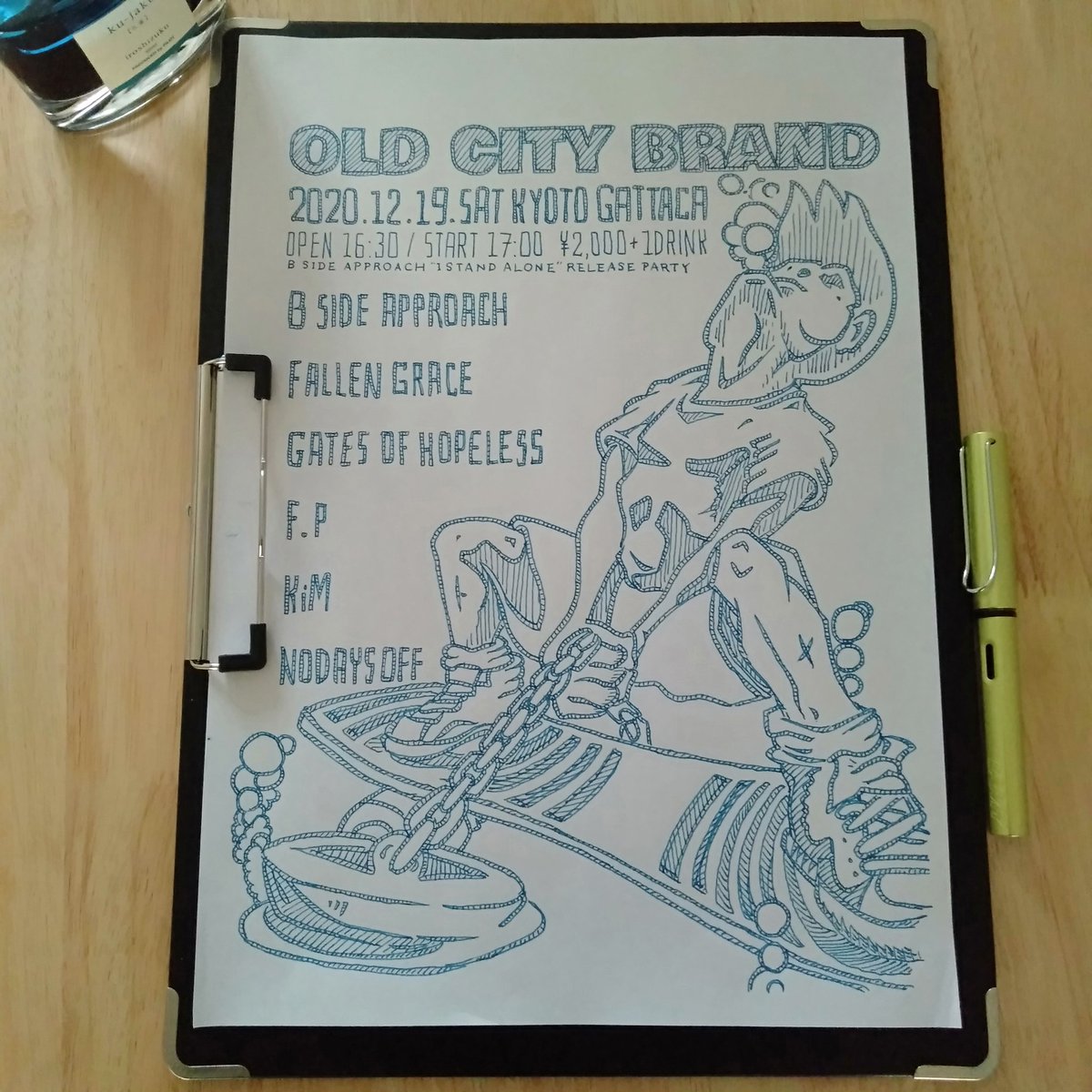 chube_617's tweet image. NODAYSOFF次のライブは12/19土、西院ガタカ。是非！

OLD CITY BRAND 4

B SIDE APPROACH
GATES OF HOPELESS
FALLEN GRACE
KiM
F.P

#bsideapproach #smdcrew #over30kids #gatesofhopeless #fallengrace #kimhc #frontofunion #westkyotohardcore #fpkyoto #nodayoffhc #radicaleast #kyotogattaca