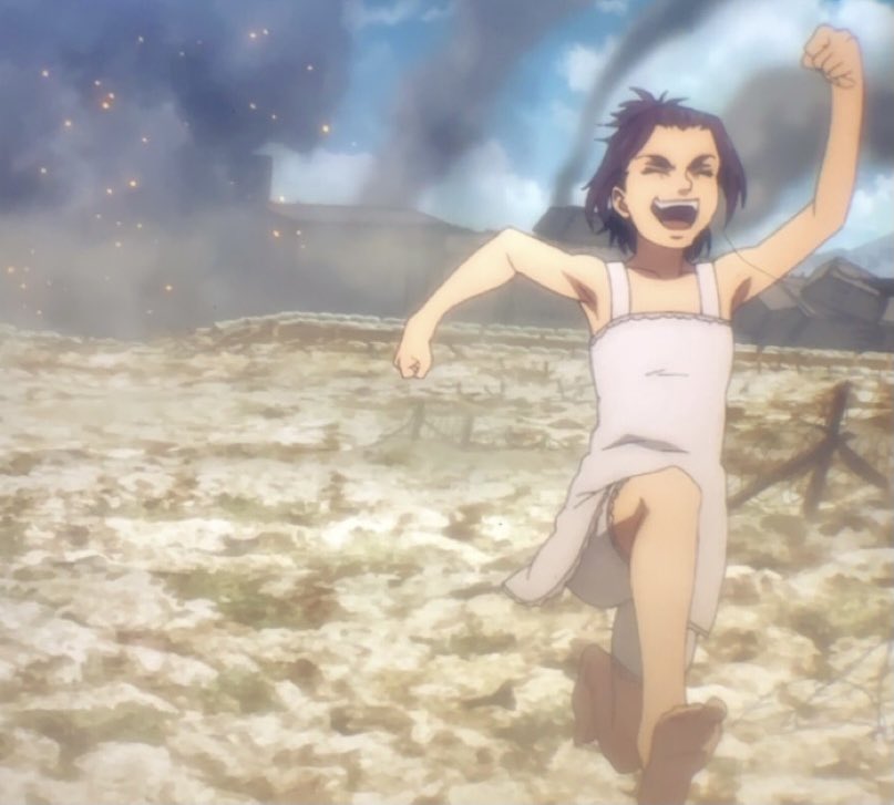 ludimvin's tweet image. Me after I did some stupid shit #AttackonTitanFinalSeason #AOTS4