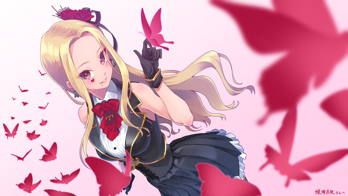 Skebで依頼もらったルイスちゃん ルイスのコレクション 八角シキミ のイラスト