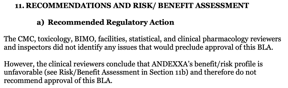 Step one: Gain FDA approval despite a negative review by the scientific advisory committee https://www.fda.gov/media/113954/download