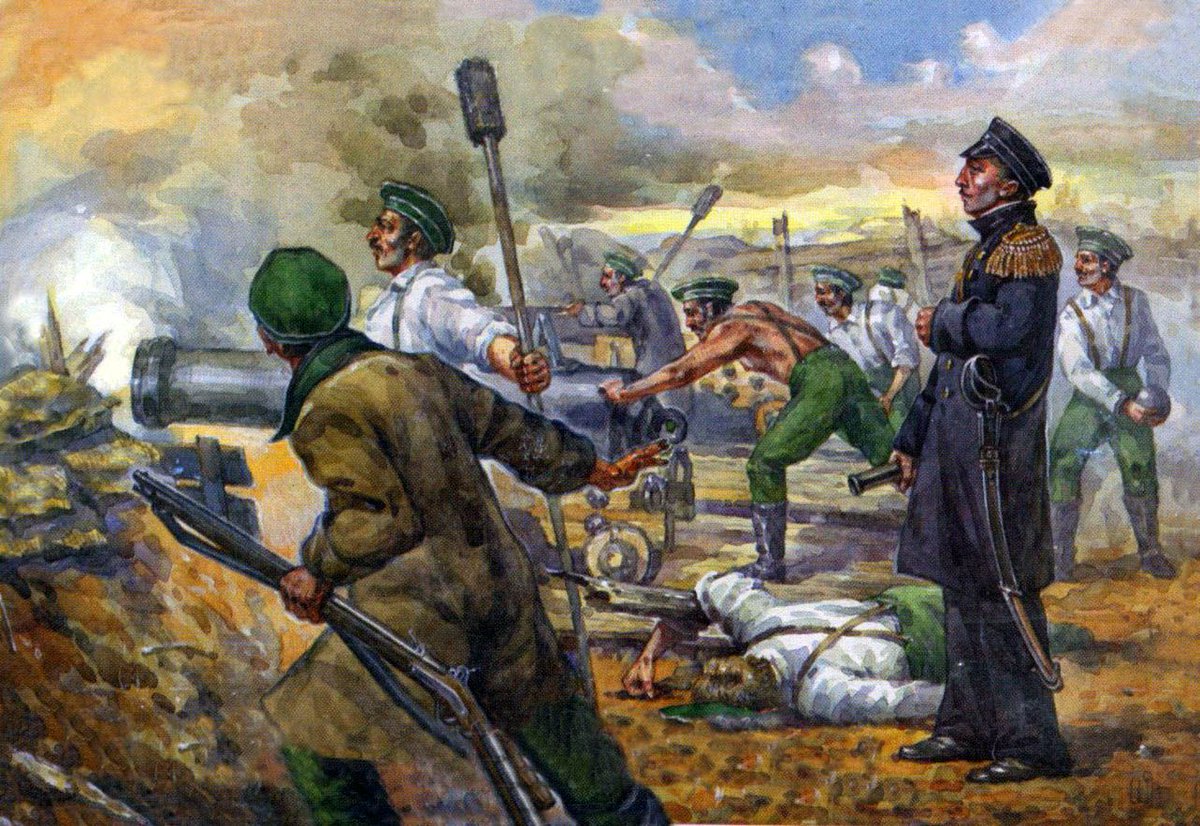 By 19 October the Russians had transferred some heavy guns to the southern defences and outgunned the allies.