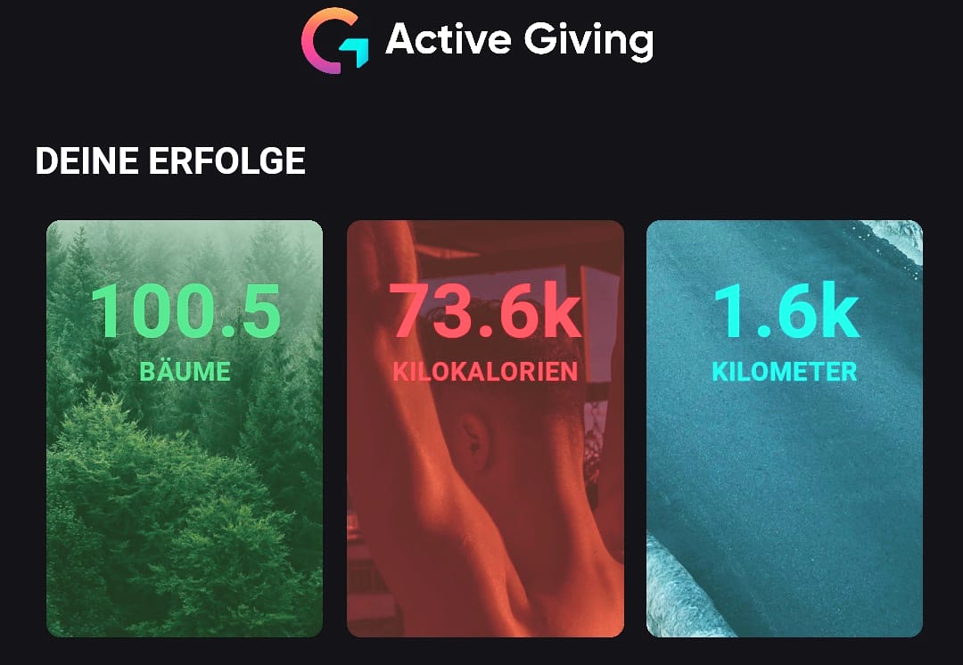 derkreter's tweet photo. Gutes für Dich und die Umwelt tun! Mit @active_giving_ kannst Du beides gleichzeitig schaffen. Ich habe meine ersten 100 Bäume gepflanzt...

#activegiving #baeumepflanzen #laufen #radfahren #tennis #gutestun #umweltschutz #co2neutral #bäumepflanzen #gebenstattnehmen https://t.co/oALJDzjiSY