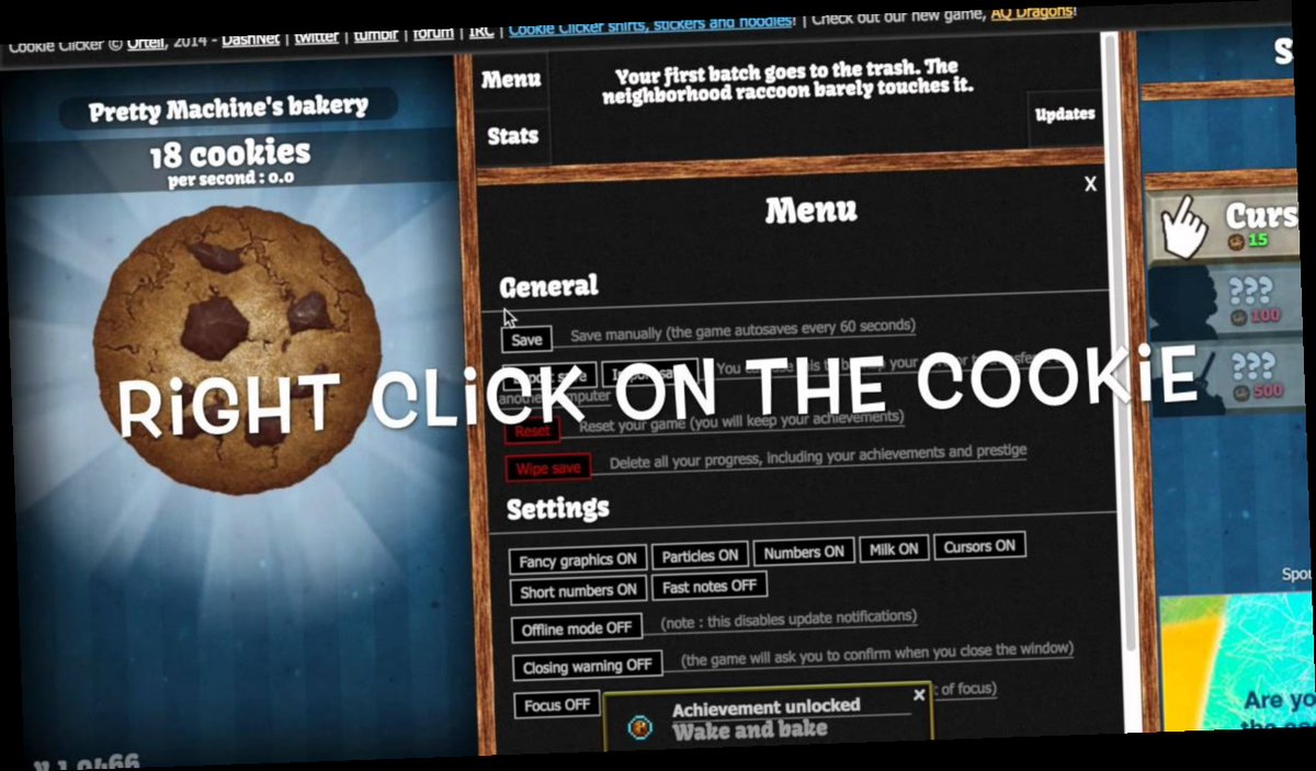 hacking cookie clicker 