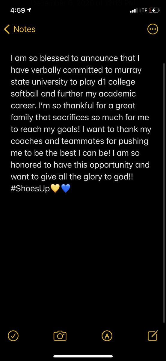 OzmentAva's tweet image. I’m so thankful for this opportunity!! #shoesup @RacersSoftball @tnmojo2022