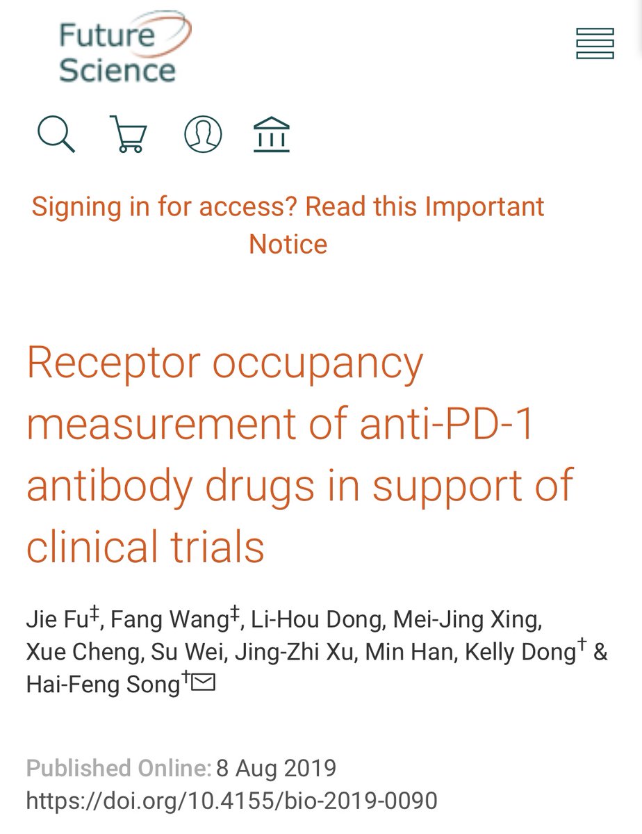  $TRIL  $ALXO Receptor Occupancy is at best a "surrogate" for target engagement, and moreover, long-term saturation in RO may be a bad thing. Why deal with a surrogate, when you have the "real thing" of monoefficacy?