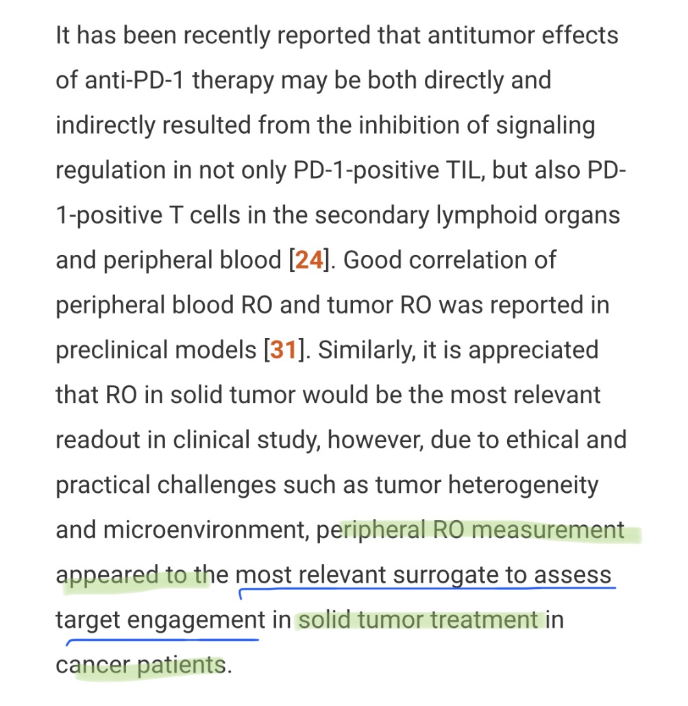  $TRIL  $ALXO Receptor Occupancy is at best a "surrogate" for target engagement, and moreover, long-term saturation in RO may be a bad thing. Why deal with a surrogate, when you have the "real thing" of monoefficacy?