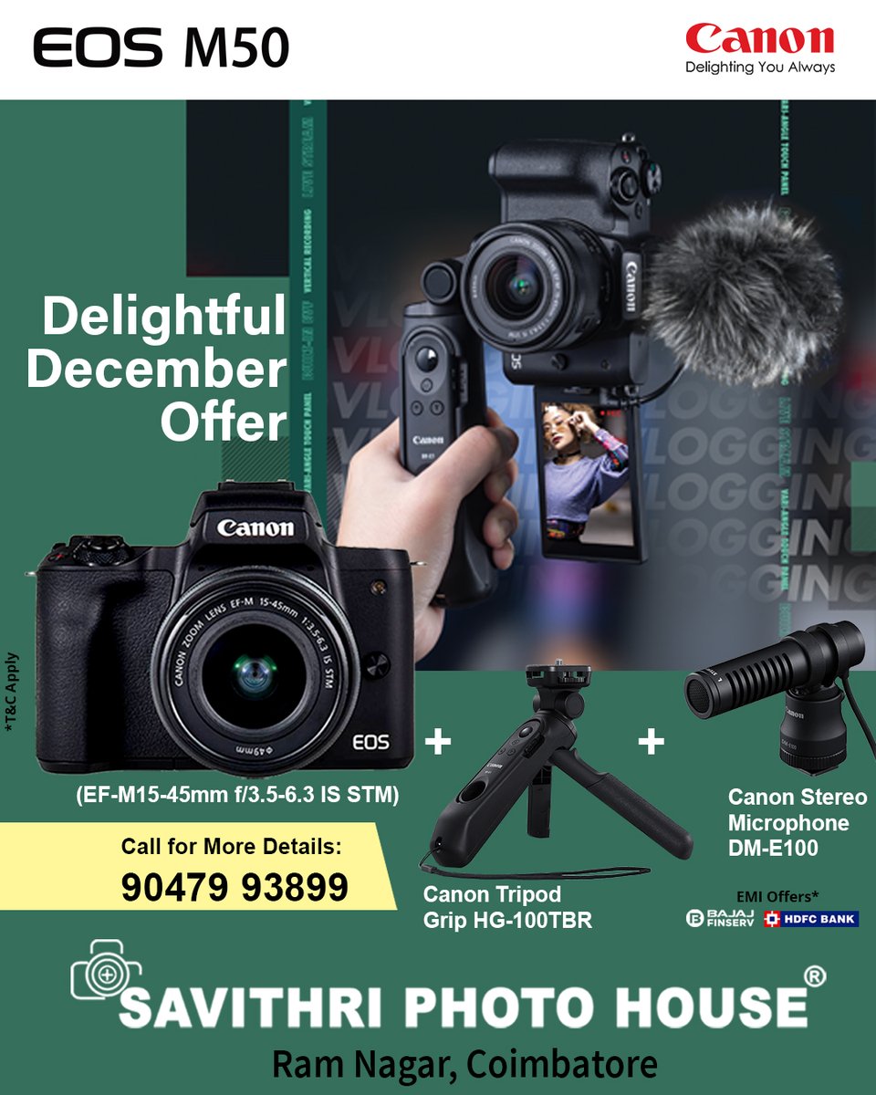 SavithriPhotoH's tweet image. Good Morning !
Comment Your Camera Typer ! 
DSLR or Mirrorless or Action Cameras

Canon Vlogger Kit Offers &amp;amp; GoPro Action cameras at Best Price - Limited Period Offer

#canon #canonvloggerkit  #vloggerkit #canoncameras #canoncoimbatore #gopro #goproactioncameras #goproindia