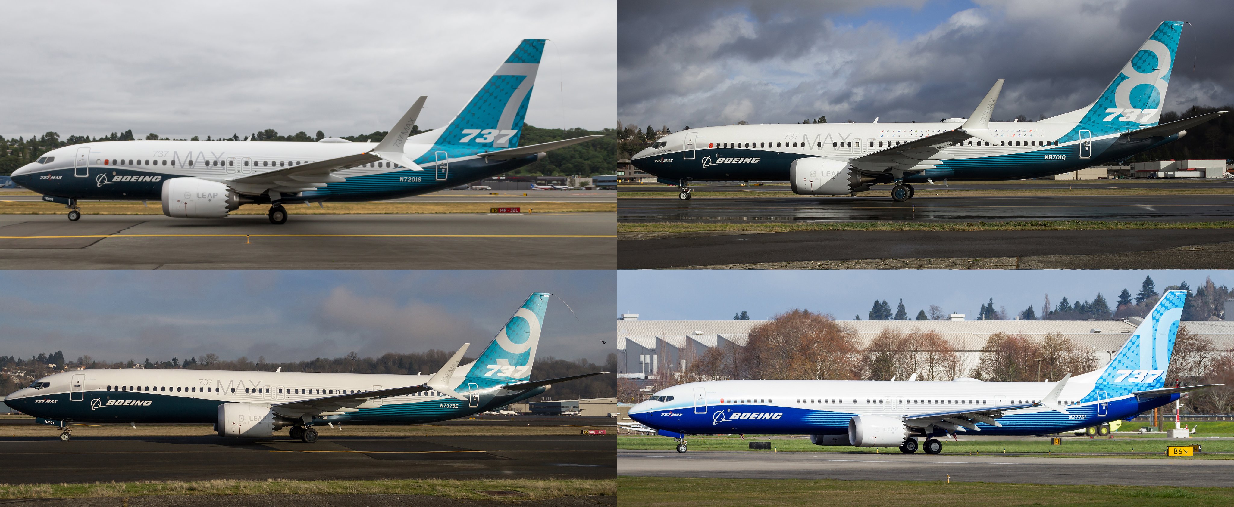 Woodys Aeroimages on Twitter: "Updated the #737MAX family picture on the  Blog to include all 4 test plane variants. https://t.co/HlAkUQl43A  https://t.co/jJo1vNbDy2" / Twitter