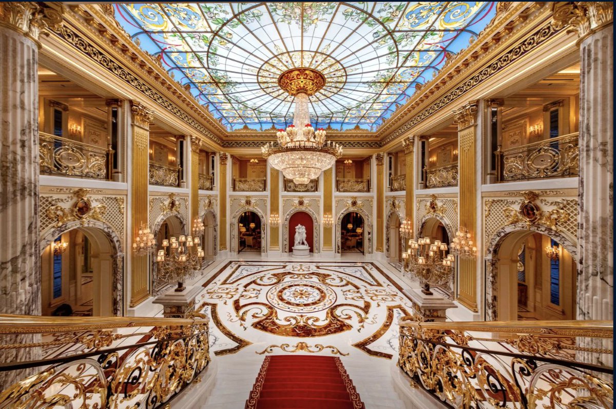 yashar's tweet image. Good lord talk about gaudy...

Russian billionaire Valery Kogan is selling his mansion in the Israeli seaside town of Caesarea. It was completed just a few years ago. 

It's nearly 70,000 square feet and can be yours for $258 million. 

sothebysrealty.com/eng/sales/deta…