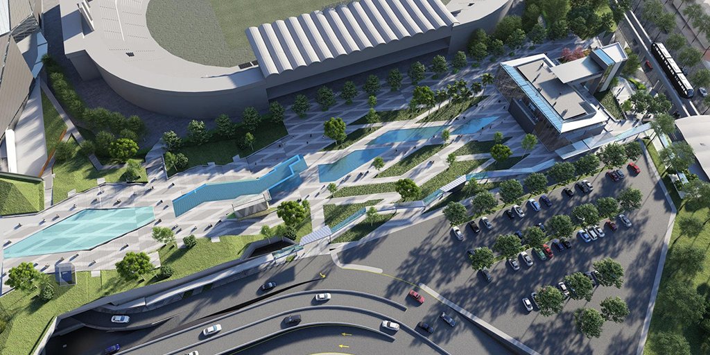 merdeka_118's tweet photo. Stroll through the cool water features in the open spaces of Merdeka Boulevard @ 118 and stop to have coffee at the Look @ 118 Café with a dedicated viewing deck at the rooftop. 

#aplaceofcelebration #merdeka118 #lifeatmerdeka118 #lookat118 #kl https://t.co/Dj2CB10c98