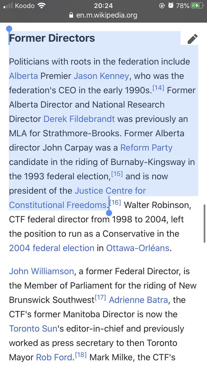 Recognize some of the names of notable past members?This is where we can circle back to connect some notable characters to our story. Here we have the beginnings of Jason Kenney’s career in politics.  #ableg  #cdnpoli