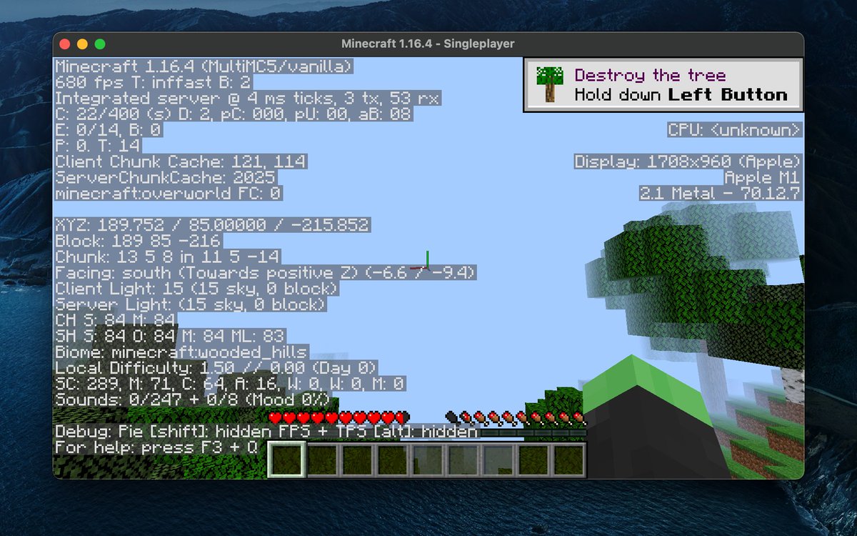 Joe Getting Almost 700fps On My Fanless Base Model Macbook Air M1 Running Minecraft This Is Insane Thanks To Tajymany For Getting This Working T Co Xg9rbp0uei Applesilicon Apple Applem1 T Co Joh5uxe7u9 Joe Getting Almost 700fps On My Fanless Base Model Macbook Air M1 Running Minecraft This Is Insane Thanks To Tajymany For Getting This Working T Co Xg9rbp0uei Applesilicon Apple Applem1 T Co Joh5uxe7u9
