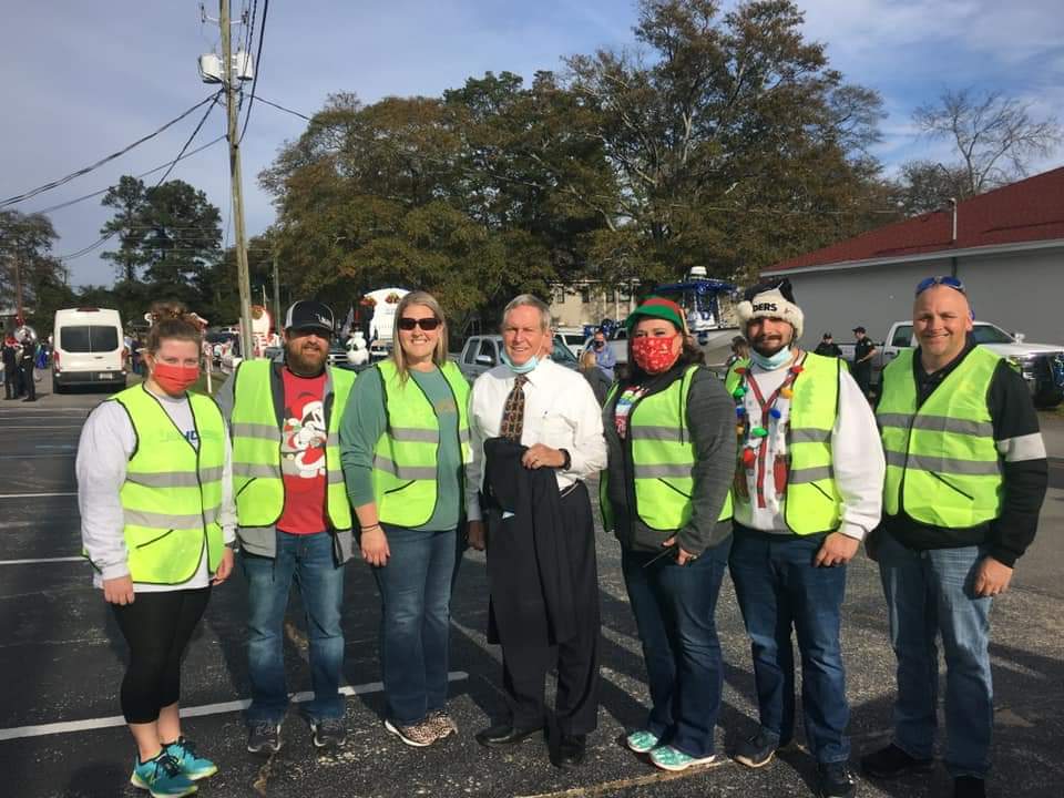 JamesDanley's tweet photo. It was a great day for the Annual Lexington Jaycees Christmas Parade. It was great getting to see my favorite congressman @RepJoeWilson too! https://t.co/9iplybUodf