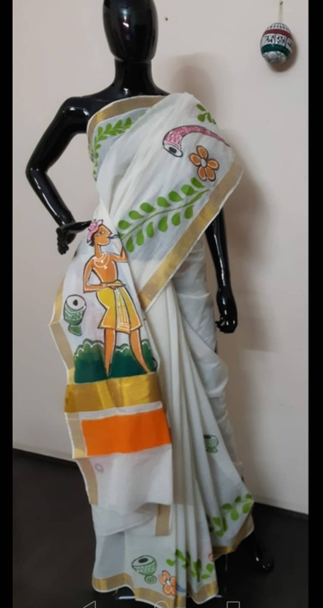 TAHSEEN52401748's tweet photo. #SHECOProduct #ProductForSale #SynercentCrafts
Brand- Synercent Crafts
Kerala Kasavu Cotton Saree;
Craft: Pattachitra
First Dry Clean And Then Normal Gentle Wash
Shipped in 3-4 days
MRP- INR 1495
Online payment π¦ https://t.co/j2d7aG5BXC