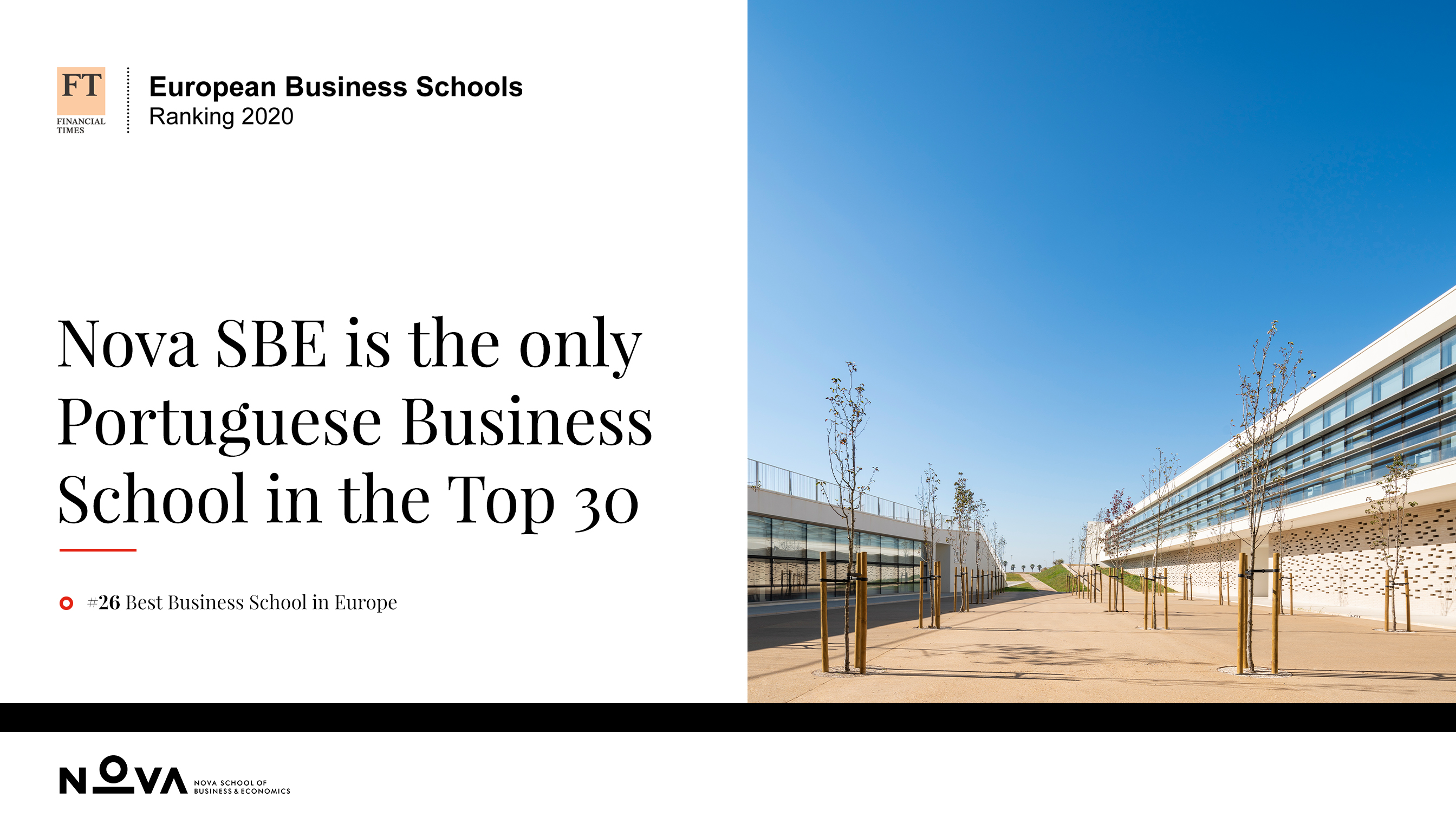 NovaSBE on Twitter: "The Times has just released its ranking of the Best European Business Schools and SBE stands out as the only Portuguese school to appear in the Top