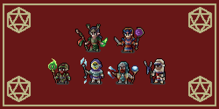 raul_volp's tweet photo. More Druids added. Circle of the Moon and more Circle of the Land, Arctic, Coast and Desert. #pixel #pixelart #2dart #2dartist #aseprite #digitalart  #pixelartist #gameart  #ttpgames #ドット絵 #vttrpg #rpg #ttprpg #dnd #dnd5e #dungeonsanddragons #rpgtokens #roll20 https://t.co/Zkntiw6Ae5