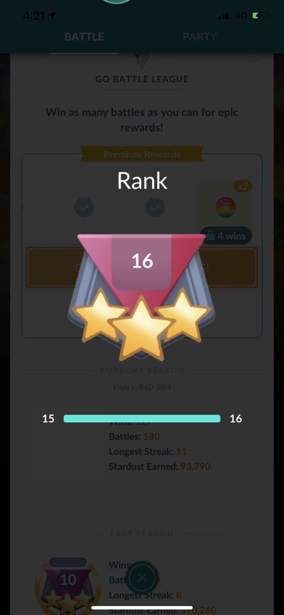 IngBetoN92's tweet photo. Pues no son carreras pero solitas se van dando las cosas 🔥🤟🏽‼️ 127/180 @DarkMastersE #Rank16 #pvp #gbl #GOBattleLeague https://t.co/sZaX8v0AUW