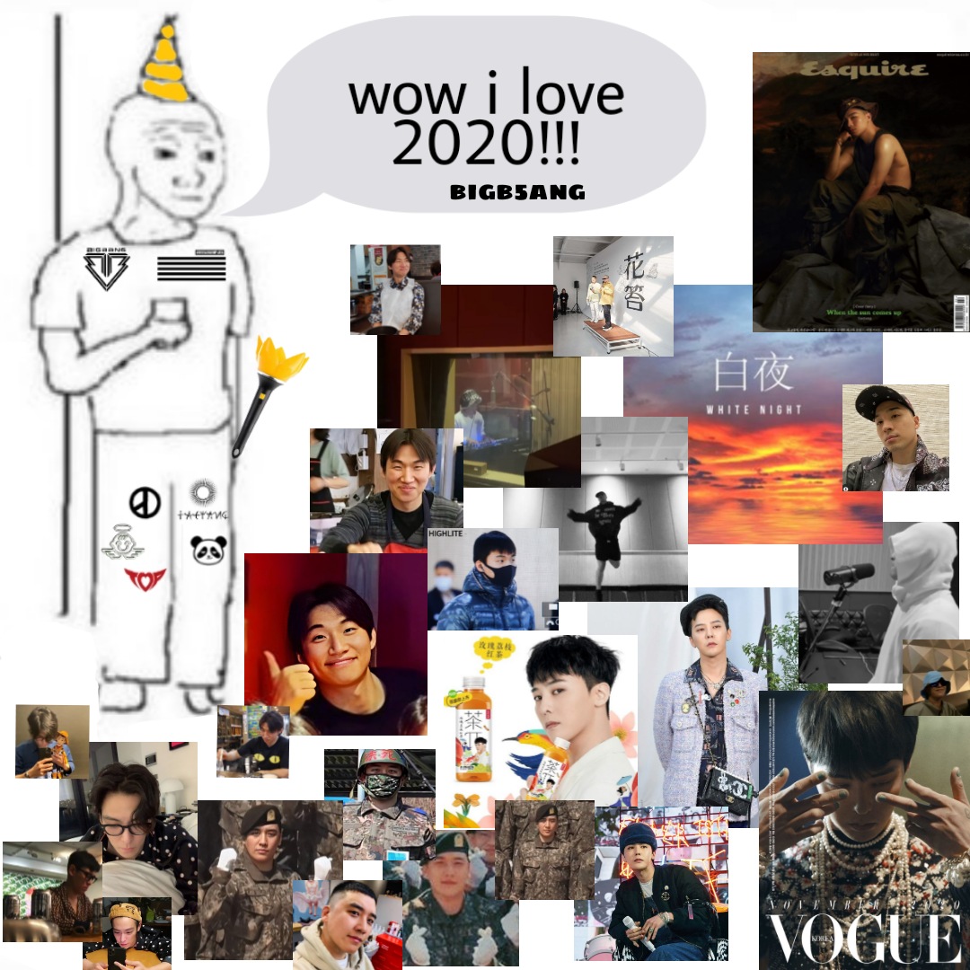 #BIGBANG: 2020 in a nutshell for vips 🤪💯