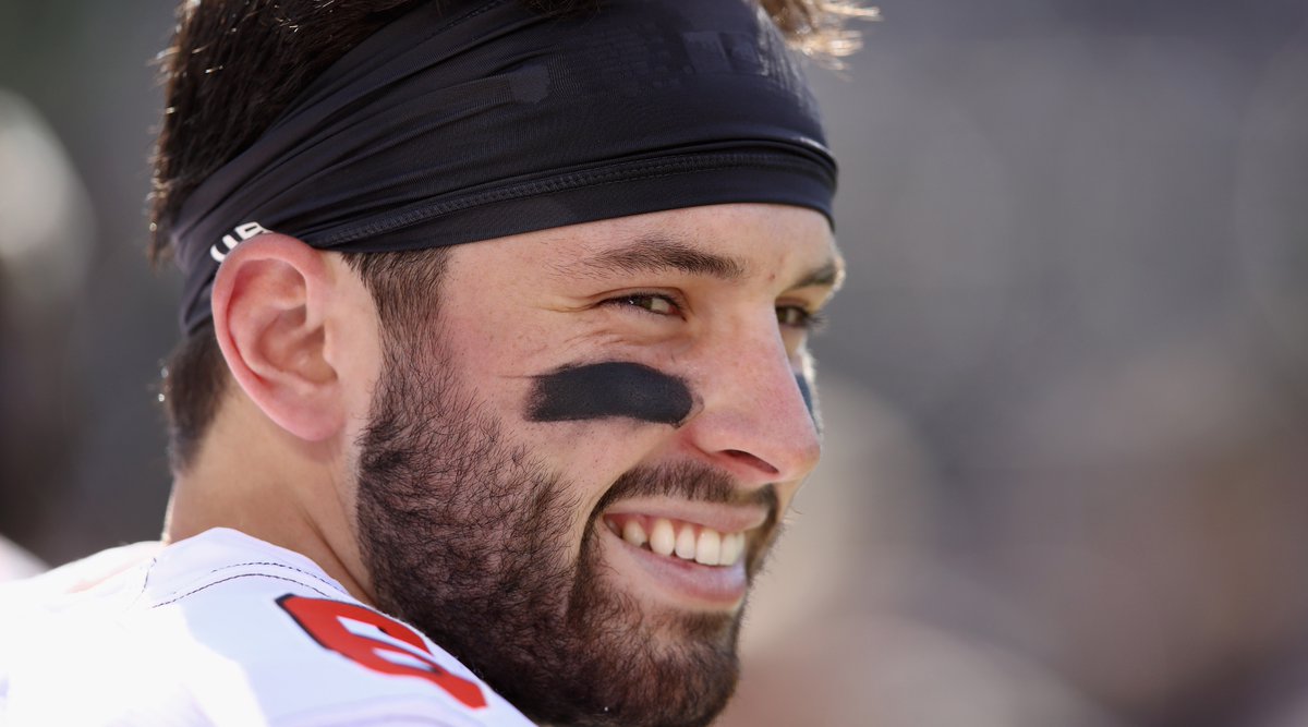 The ONLY NFL QB on an active roster who has not thrown an INT over his last 150 attempts…

BAKER MAYFIELD