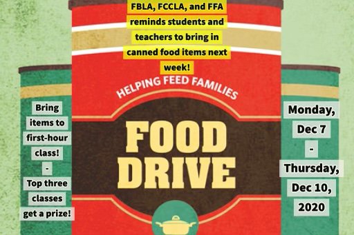 Don’t forget your canned food items this week! @Neosho_HS