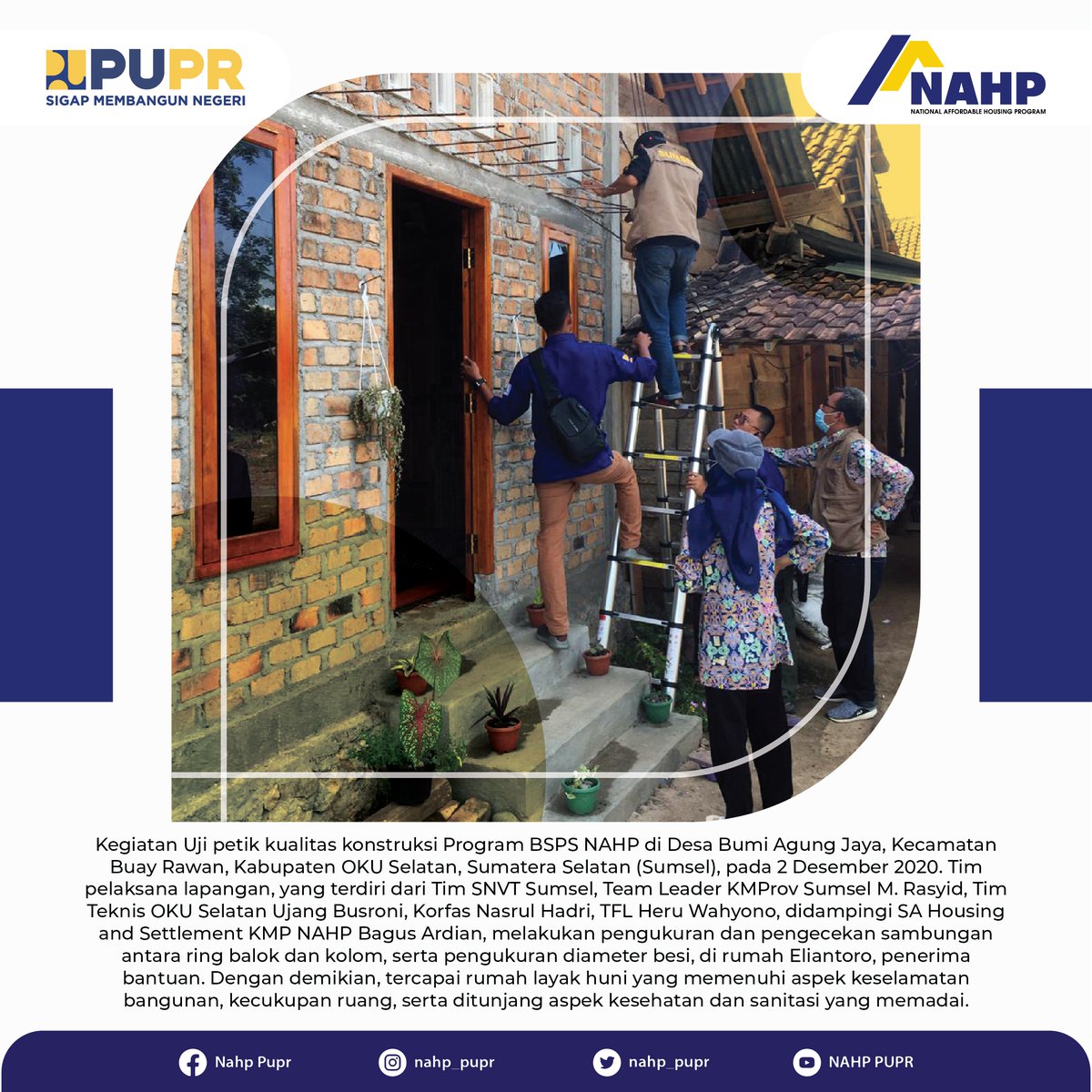 Sebagaimana tim KMP NAHP saat melakukan perjalanan dinas ke Sumatera Selatan. Ini sedikit “oleh-oleh” untuk Sobat sekalian.
#NAHP #KemenPUPR #SigapMembangunNegeri
#Kemendagri #WorldBank #Loan