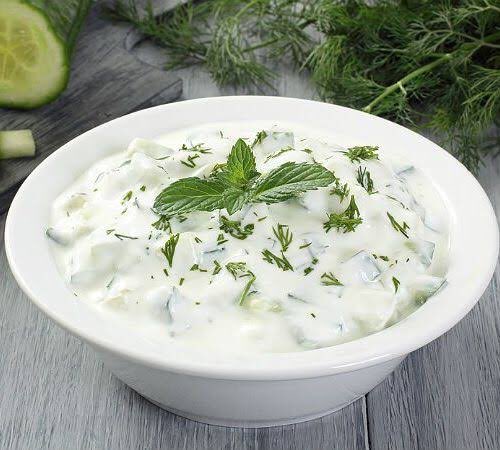Protip: Mix yogurt with water until it's somewhat softer and add diced cucumbers, crushed garlic, parsley, and seasoning (and any other greens you may desire) for a very nice 'cold soup' type of salad that is very filling and delicious. Yogurt has no limits, go wild!