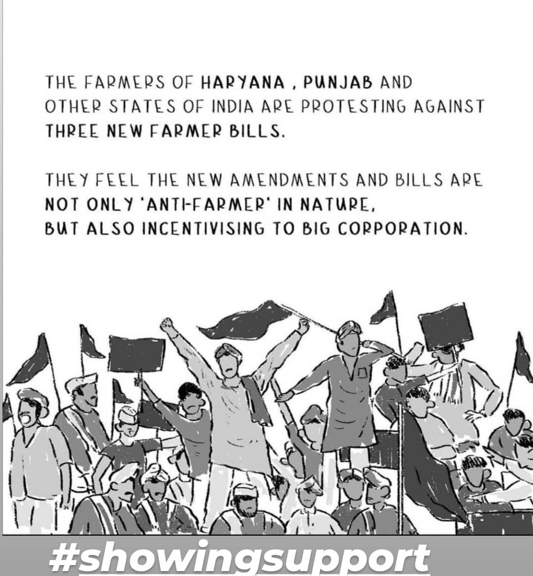 Rmanpreet_Kaur's tweet photo. Standing for Punjabi /Indian farmers! 🌾
#StandWithFarmers #FarmerProtests2020 #KisanEktaZindaabaad #Punjabi #UnitedWeStand #farmers #showingsupport https://t.co/J8npu3MD7P
