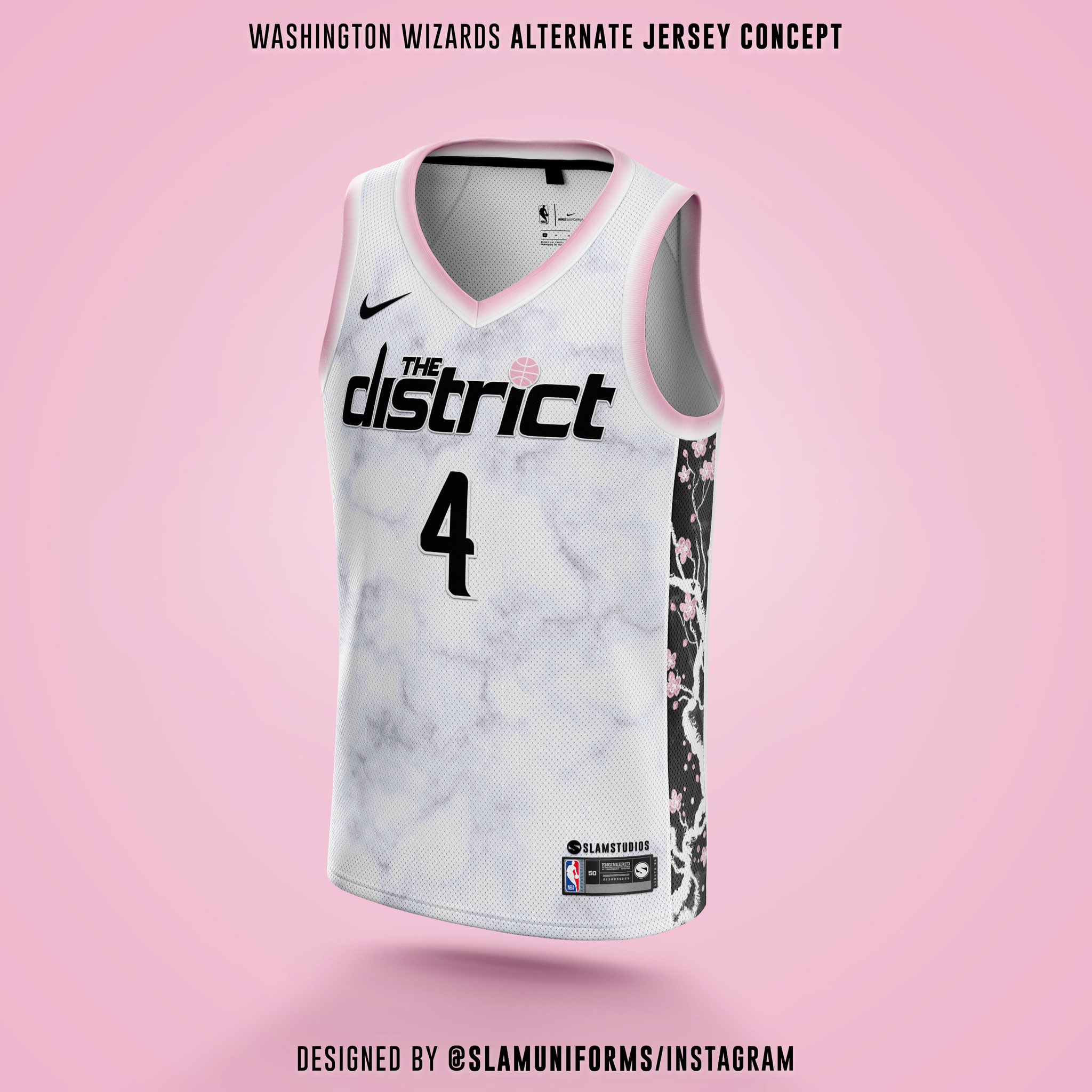 washington jersey pink