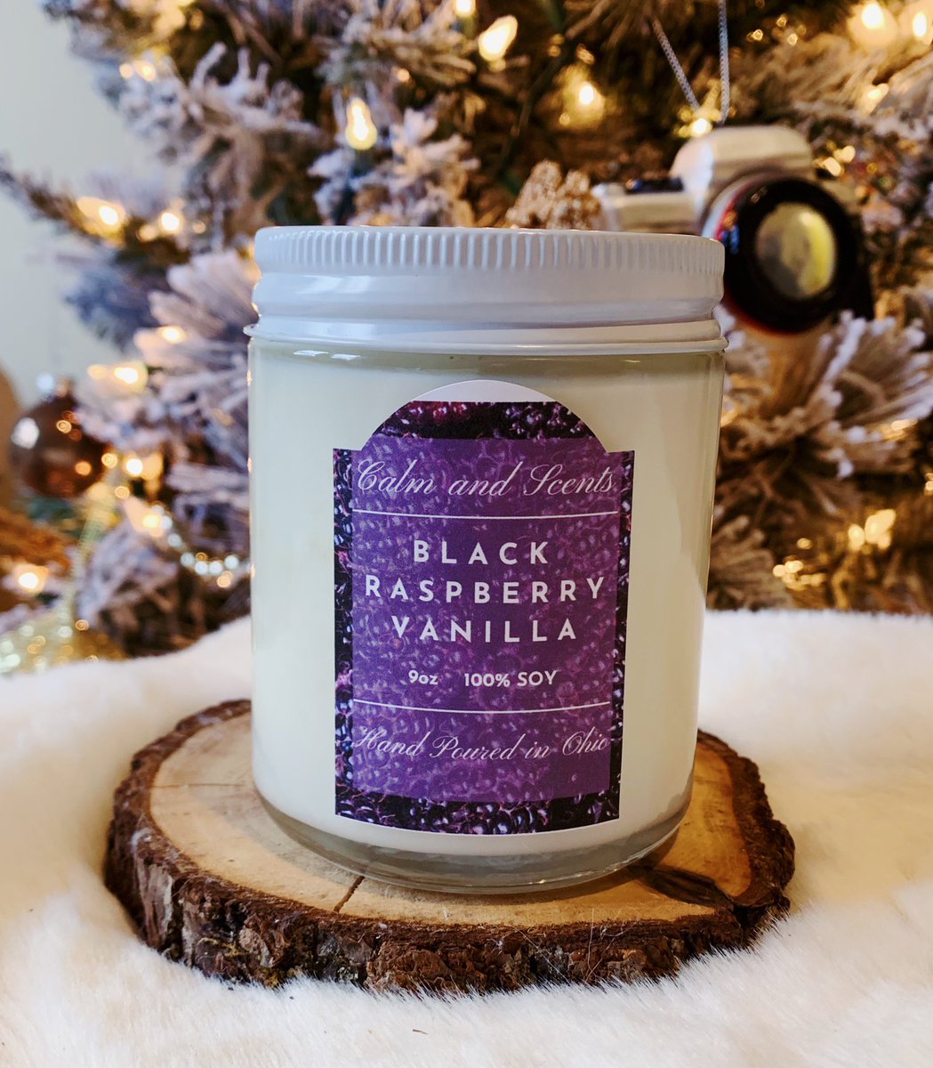 Day 6 of 25 Days of Giveaways 🎄 

Enter to win a 9oz Black Raspberry Vanilla soy candle! 

To enter:
RT and Follow Me 

Extra entries: 
Tag friends in comments below and/or follow my tik tok! <a href="/calm_scents/">Calm & Scents by Layla 🕯️</a> 
ends 12/26/20 ✨