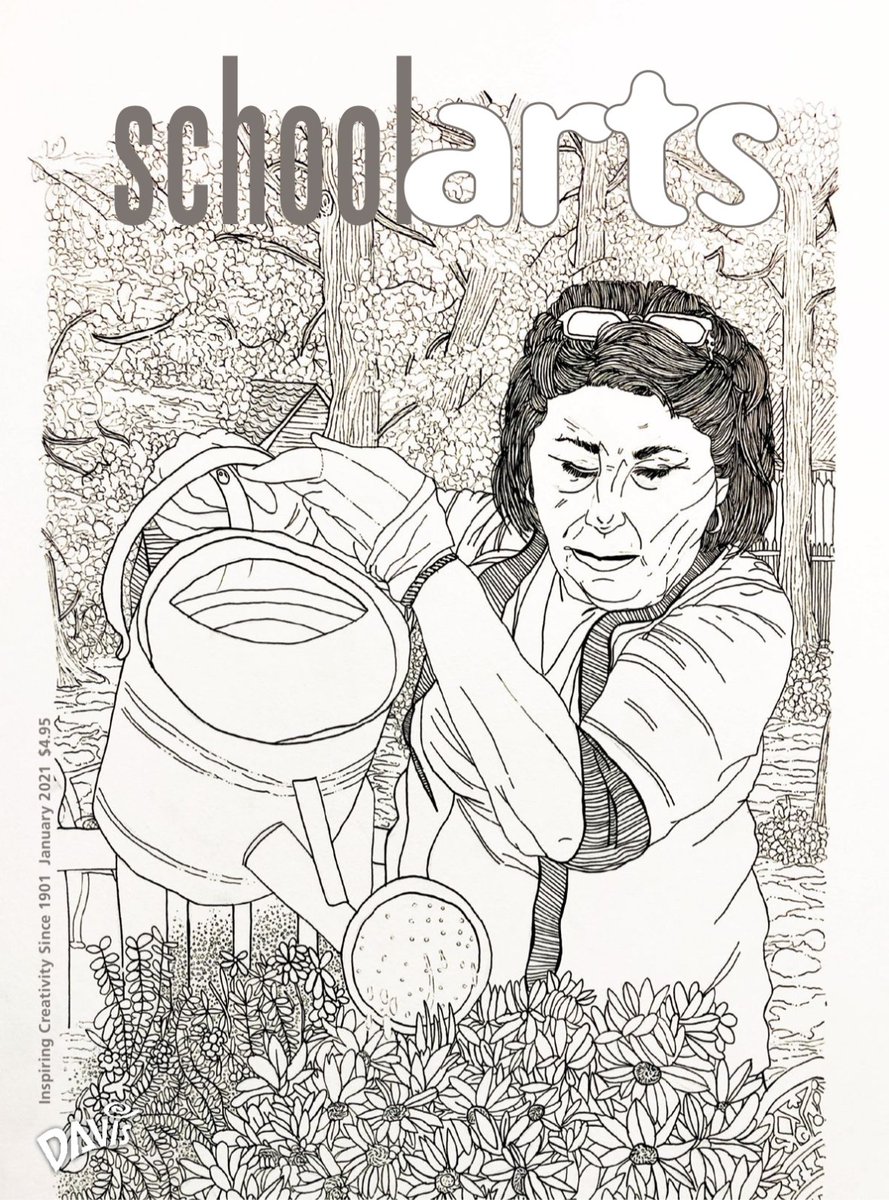 SchoolArts's tweet photo. The January 2021 #Compassion issue is here! In this issue, art teachers share lessons that encourage empathy, honor kindness and inspire positive change. Read the digital edition at https://t.co/oMcr0nGSKG https://t.co/7ZihPNzn6d