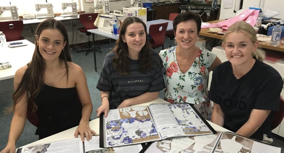 calrossy's tweet photo. Thanks @annafalky for the fantastic story in the @The_NDL on all four #textiles students nominations for #texstyle 2020. Read more here https://t.co/DYkXUDOI9a https://t.co/SlE8fjFpYD