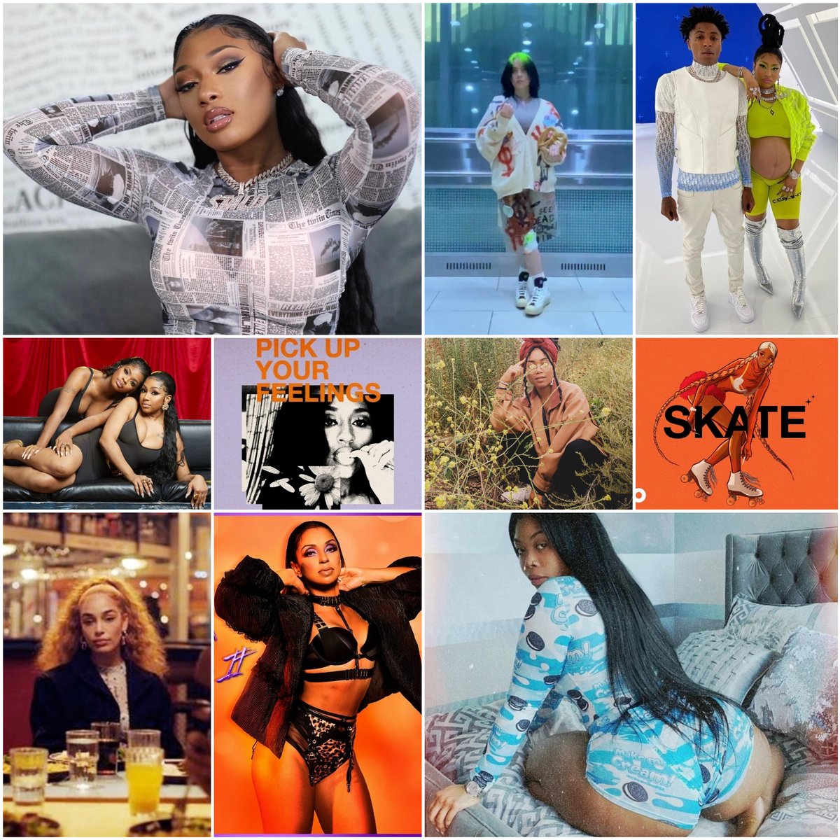 Snobette Sounds top 15 singles by women in Nov selected by @EuropeAngelique 

@theestallion 
@mulatto 
@PericoPrincess 
@DaniLeigh 
@citygirls 
@JorjaSmith 
@NICKIMINAJ 
@MYAPLANET9 
@billieeilish 
@OfficialWillow 
@jsullivanmusic 
@kashdoll 
@whoisumi

🔊bit.ly/37FpXhg