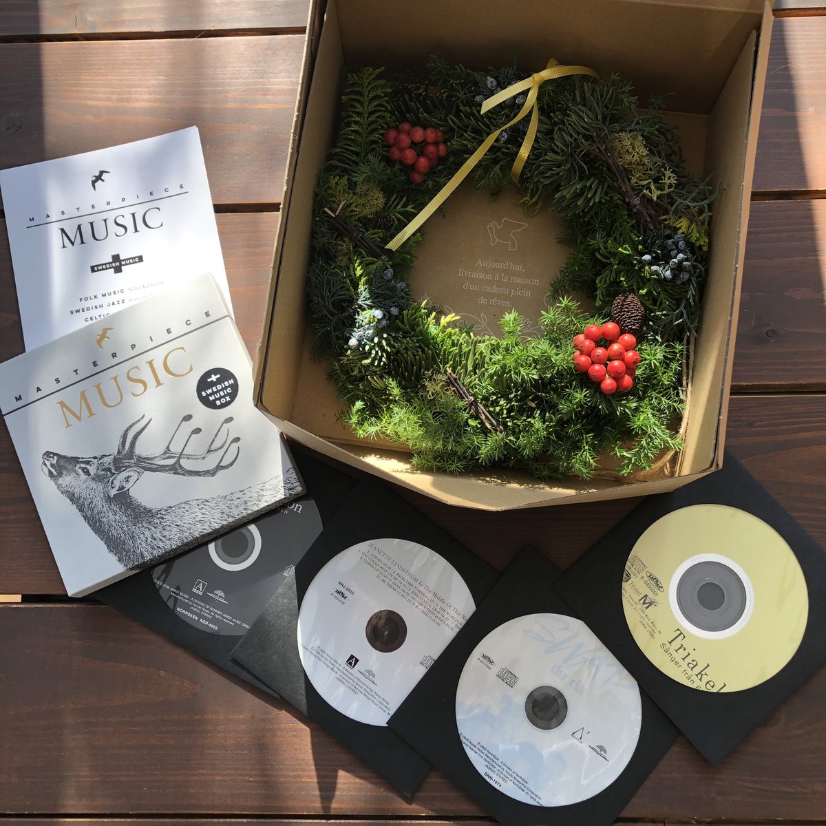 _uraran_'s tweet photo. 生リースとCDのセット届きました❣️
#harmonyfields https://t.co/Nc5GB39cDc