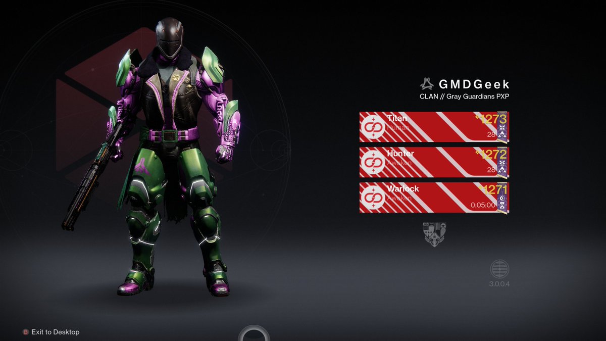 gmdgeek's tweet photo. OK well time to go make some #Christmas Fudge &amp; #familytime Slowly settling on a transmog for my #Destiny2 #Titan #Titanmasterclass #HulkSmash https://t.co/etXh7Tx1tk