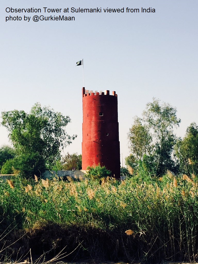 Observation Tower at Sulemanki has stories to tellSomewhere in the distance is Sabauna DCB and Beriwala Bridge that witnessed the heroics of Maj Shabbir SharifNot very far from Sabauna would be Village Noor Muhammad where Naib Subedar Arif of 6 FF laid down his life fighting