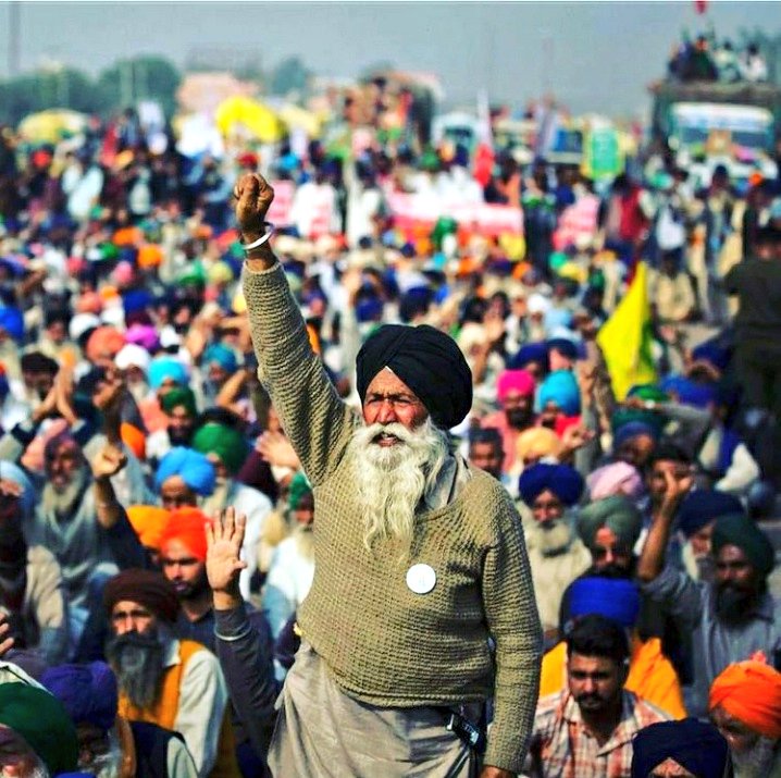 victorrandev's tweet photo. #FarmersProtest2020 

#8DecemberBhartBand https://t.co/rl95bv4Ug4