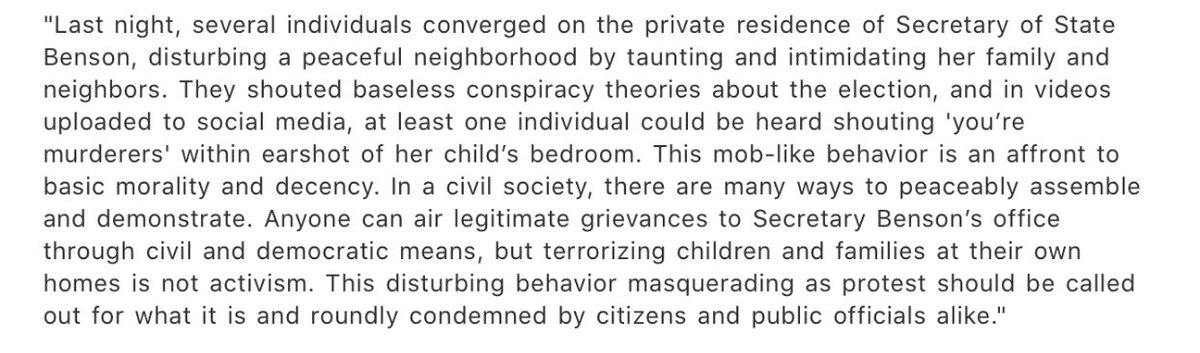 JUST IN: Michigan Attorney General Dana Nessel and Wayne County Prosecutor Kym Worthy issue joint statement regarding armed protest outside Jocelyn Benson’s Detroit home Saturday night: