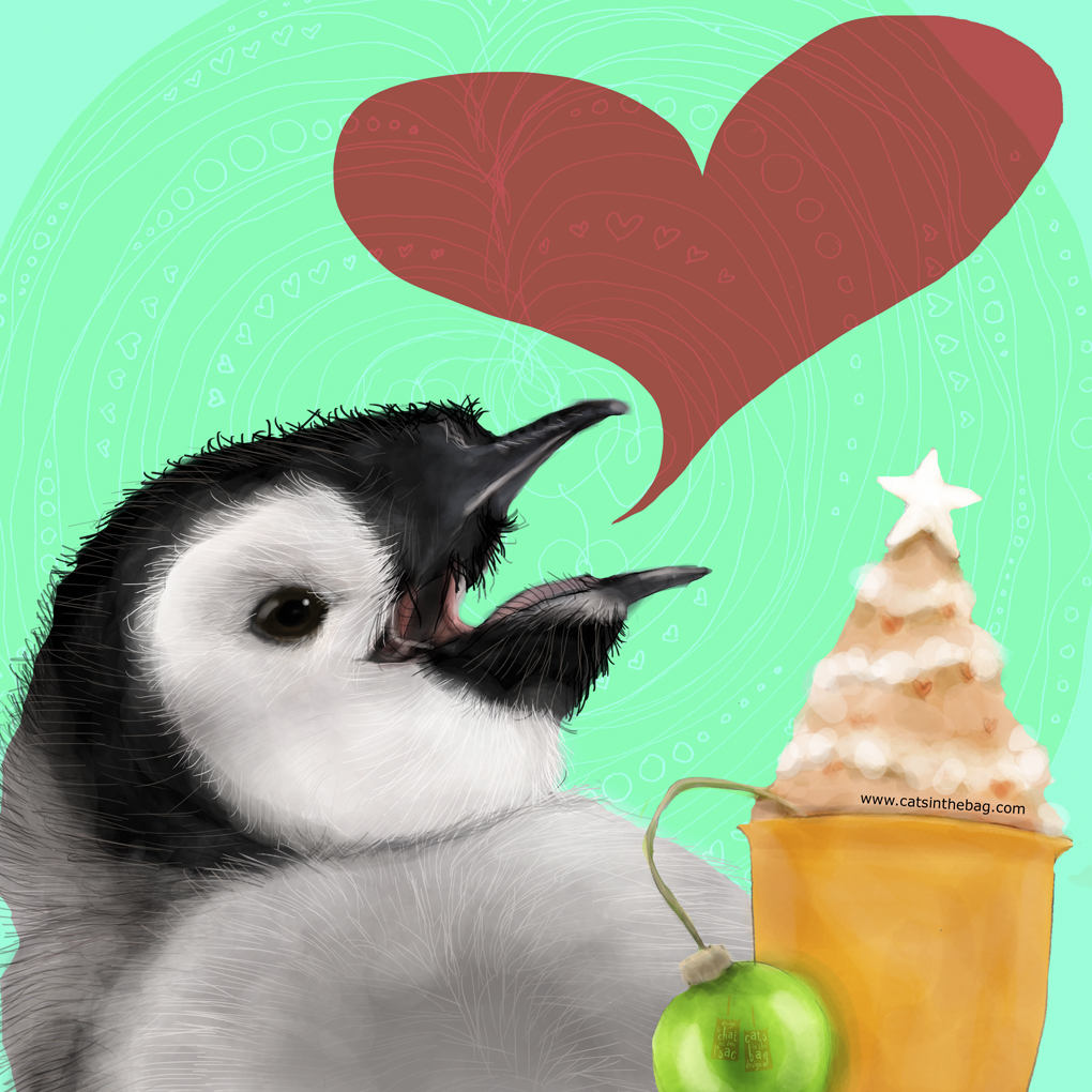 Festive love is unconditional love ❤
What my #coffee says to me December 6 -#emperorpenguin #penguinchick #festive #holidays #loveoneanother #festivefeeling #peeps #illustrator #sundayfunday #storyteller #mentalhealth