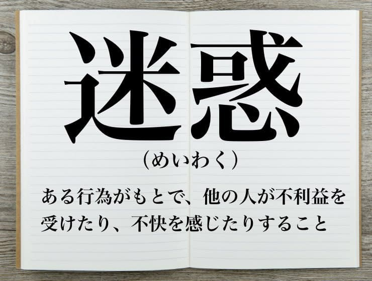 ...Kuroiwa and co. accused Arai of "hurting the economy and the townspeople of Kusatsu". They accused her of causing a nuisance. "Meiwaku" in japanese.