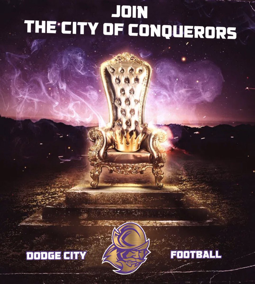AnthonyDPolley's tweet photo. Happy to say that I have received and offer to play football at Dodge city community college! @rcoon959 https://t.co/4dkp6t19LN